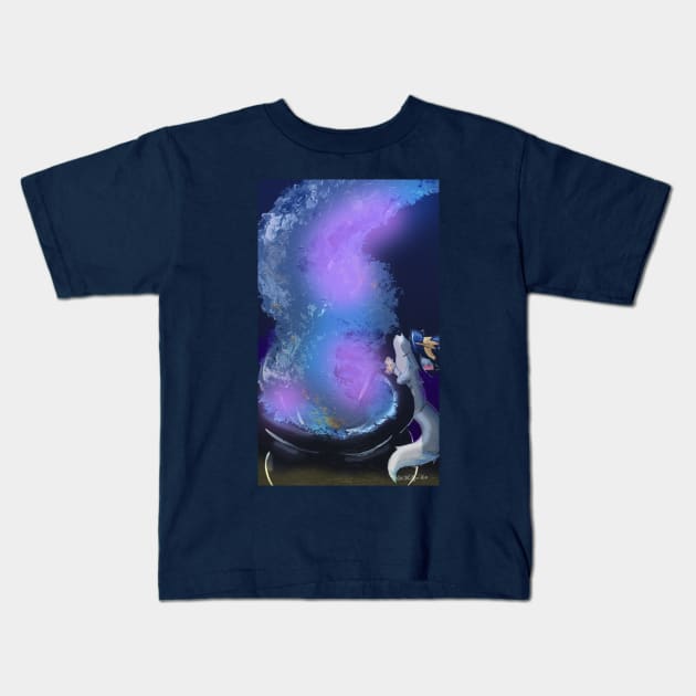 Watching Witchery Kids T-Shirt by KristenOKeefeArt